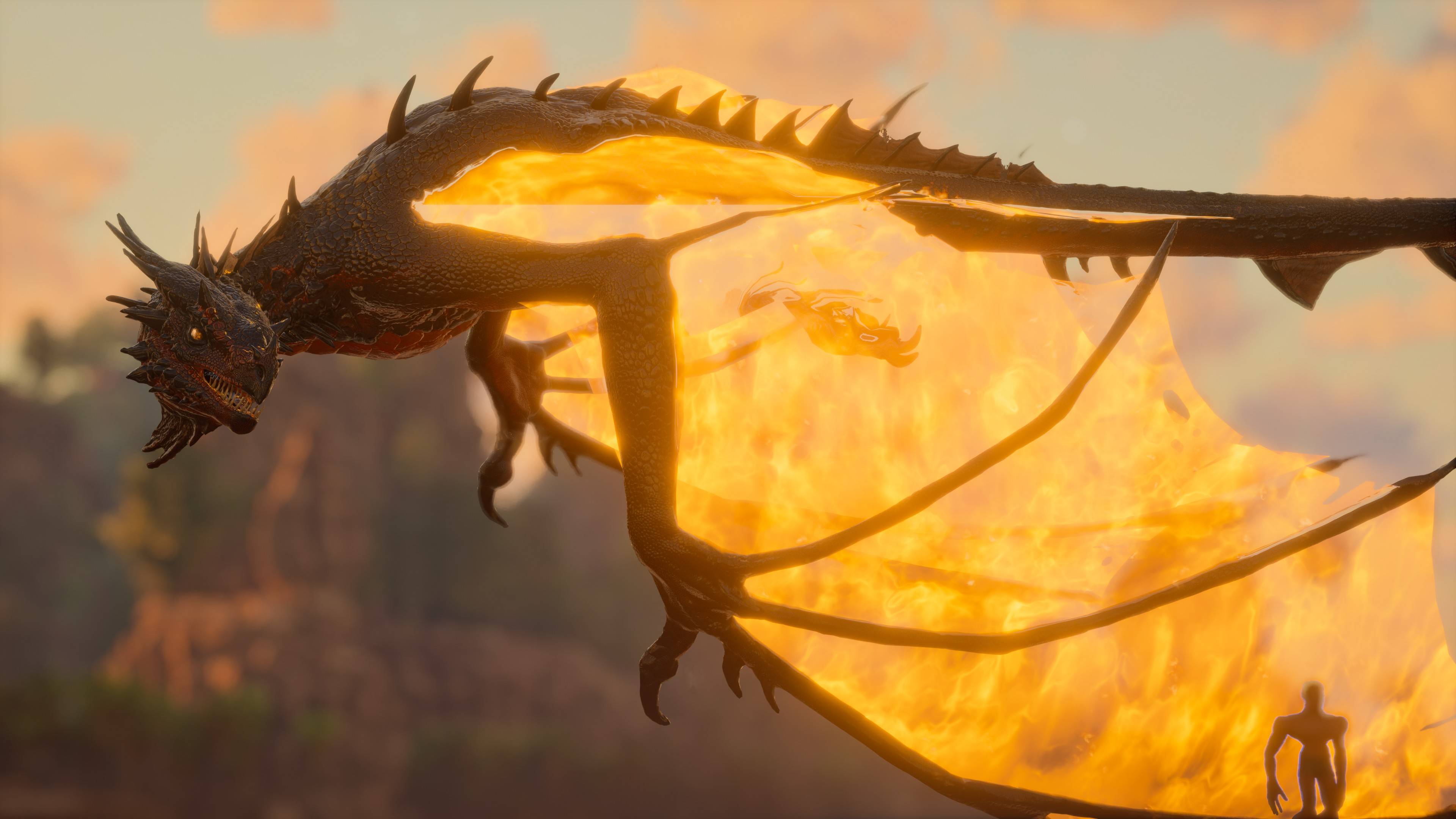 Flaming Wyvern